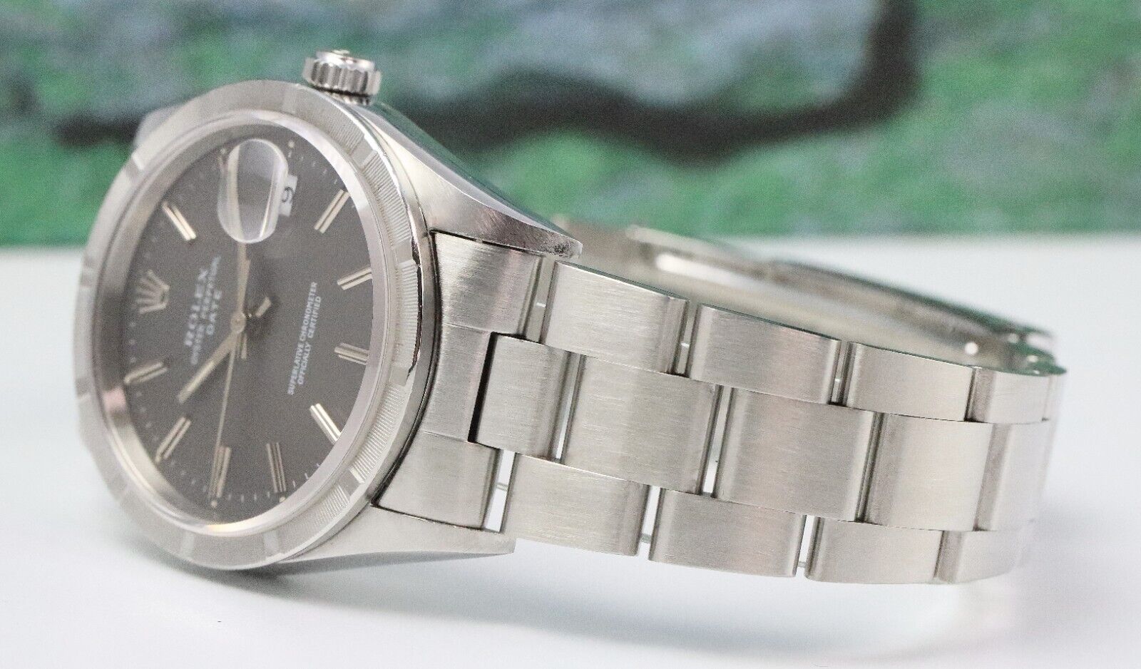 Bild 3 - Rolex Oyster Perpetual Date 34mm Automatik 15200 Grey Dial Dif20387 AVS18036 X