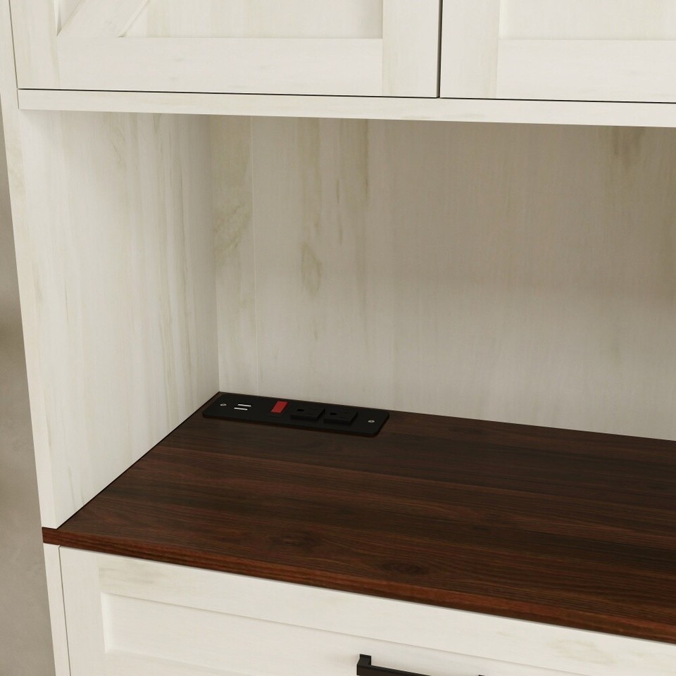 70.87'' Multifunctional Farmhouse Kitchen Pantry Sideboard