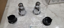 1pr Moen Mason YB8000CH Towel Bar / Toilet Paper Holder POSTS Chrome Finish