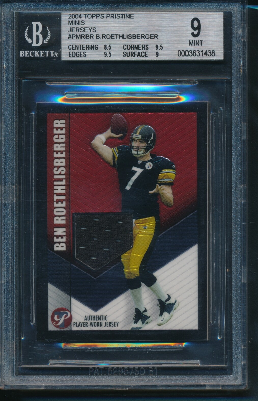 Ben Roethlisberger Topps Pristine Mini Jersey #PMRBR Mini Jersey