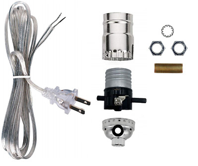 Creative Hobbies Make a Lamp or Repair Kit with Basic Hardware - Silver