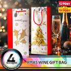 12 PCS Christmas Gift Wine Bottle Bag Cover Party Xmas Decoration Santa Decor