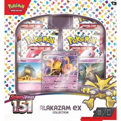 Pokémon TCG Scarlet & Violet 151 Alakazam ex Box 10x Lot - US