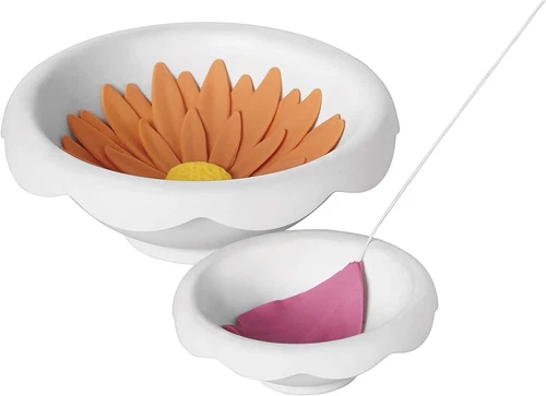Wilton 6-Piece Fondant Gumpaste Forming Cups Drying Holder Flower Shaping Bowls - Bild 2 von 6