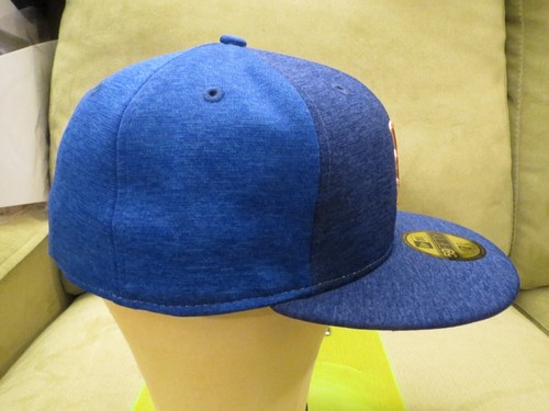 Sombrero ajustado New Era NY Mets dos tonos mezcla azul, logotipo naranja y plateado, talla 7 5/8 - Imagen 11 de 14