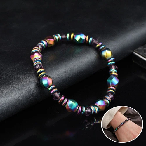 Magnetische Heilung Therapie Arthritis Armband Hämatit Gewichtsverlust  - Bild 6 von 7