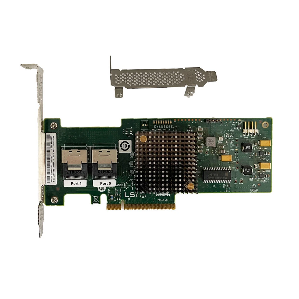 LSI 9211-8i 6G SAS HBA FW:P20 9211-8i IT Mode ZFS FreeNAS unRAID & 2x SFF-8087 - Image 3 of 4