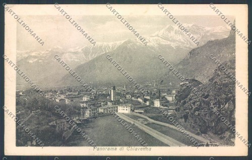 Sondrio Chiavenna cartolina LQ5300