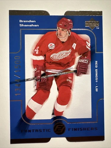 1998 Upper Deck Fantastic Finishers Die-Cut Quantum /1500 Brendan Shanahan HOF