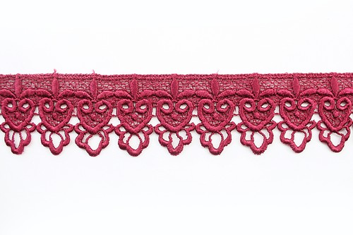 Suministros de costura de encaje de venado festoneado floral de 2" de ancho 19 colores por yarda - Imagen 8 de 19