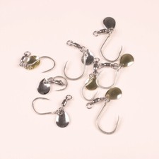 20PCS Spinner Blade Jigging Hook Casting Jig Boat Sea Fishing Tackle 1/0-5/0#