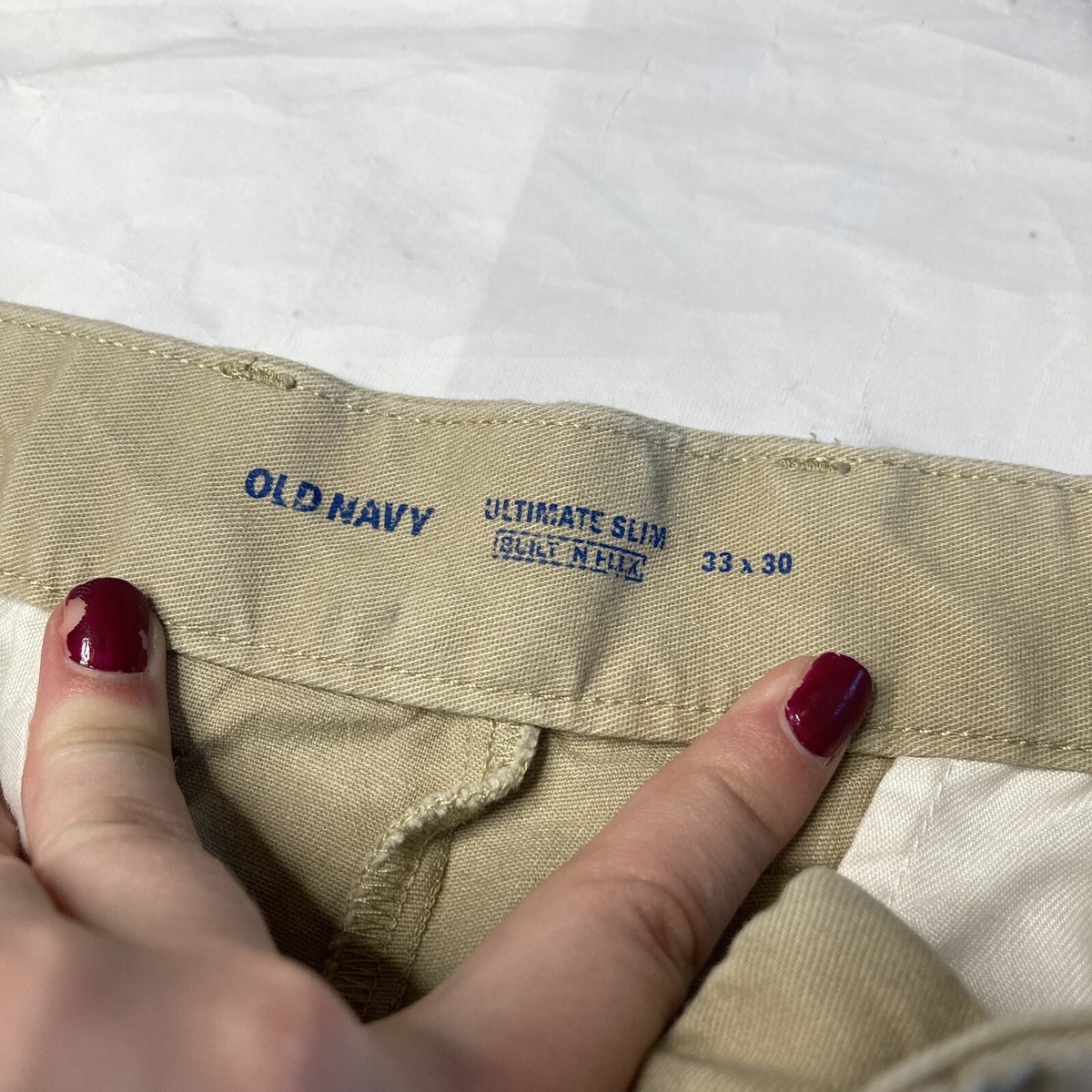 専用‼️ OLD NAVY REGULAR CHINOS 32×32 ベージュ Old Navy Womens Small 30x27 Beige Elastic Waist O.G. Chino