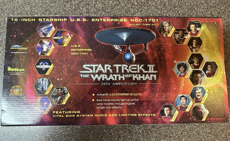 Star Trek II The Wrath of Khan ENTERPRISE NCC-1701 16in