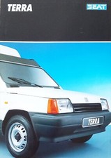 Seat Terra + Listino Prezzi 1990 Brochure Catalogo Broszura Folletto