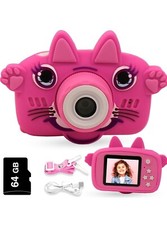 GKidz Kids Camera Girls Toy Camera with 64GB SD Card New