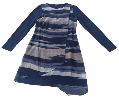 Lovely PHASE EIGHT Blue White Striped Spring Summer Dress size 10 UK - Picture 4 of 8