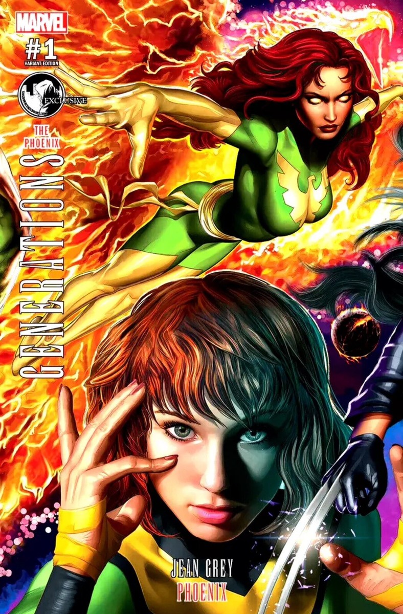 GENERATIONS JEAN GREY PHOENIX #1 GREG HORN EXCLUSIVE CONNECTING