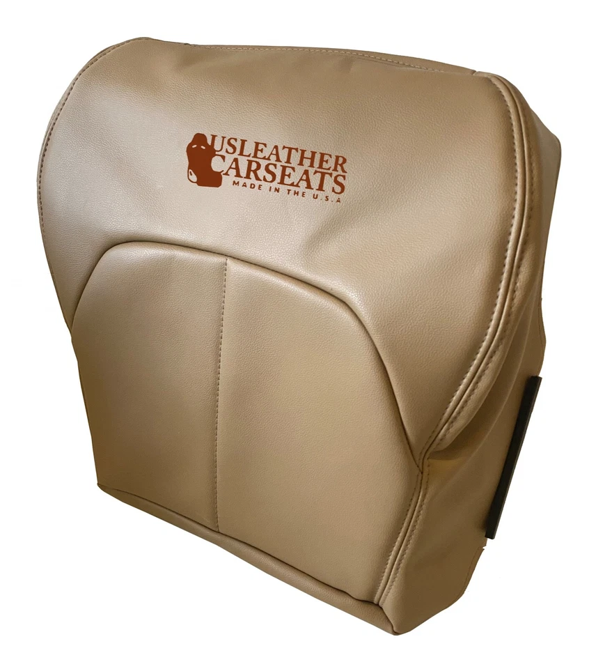 1999 Fits Chrysler Sebring Driver Side Bottom Synthetic Leather Seat Cover Tan - Image 2 of 4