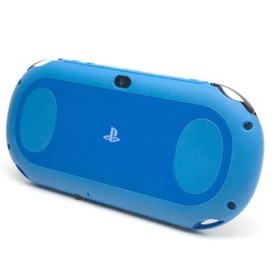 SONY PS Vita PCH-2000 Slim Blue Black Wi-Fi LCD FW:3.55 w/ Charger "Mint"