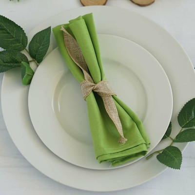 10 Sage Green Polyester 20x20 Wedding Napkins Party Table Linens Decorations Ebay