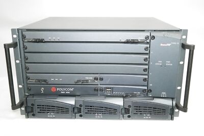 POLYCOM RMX 4000 REALPRESENCE CONFERENCE PLATFORM MPMx-D 30HD RTM-IP LAN FSM