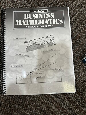 Abeka Book Business Math Lot Books Bundle Great Condition