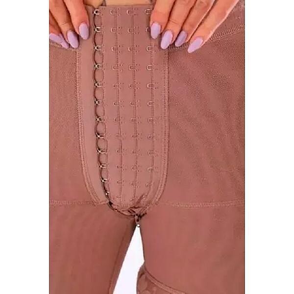 High Compression Shaping Panty with Mid-Thigh Length and Butt - Faja Colombiana image 7
