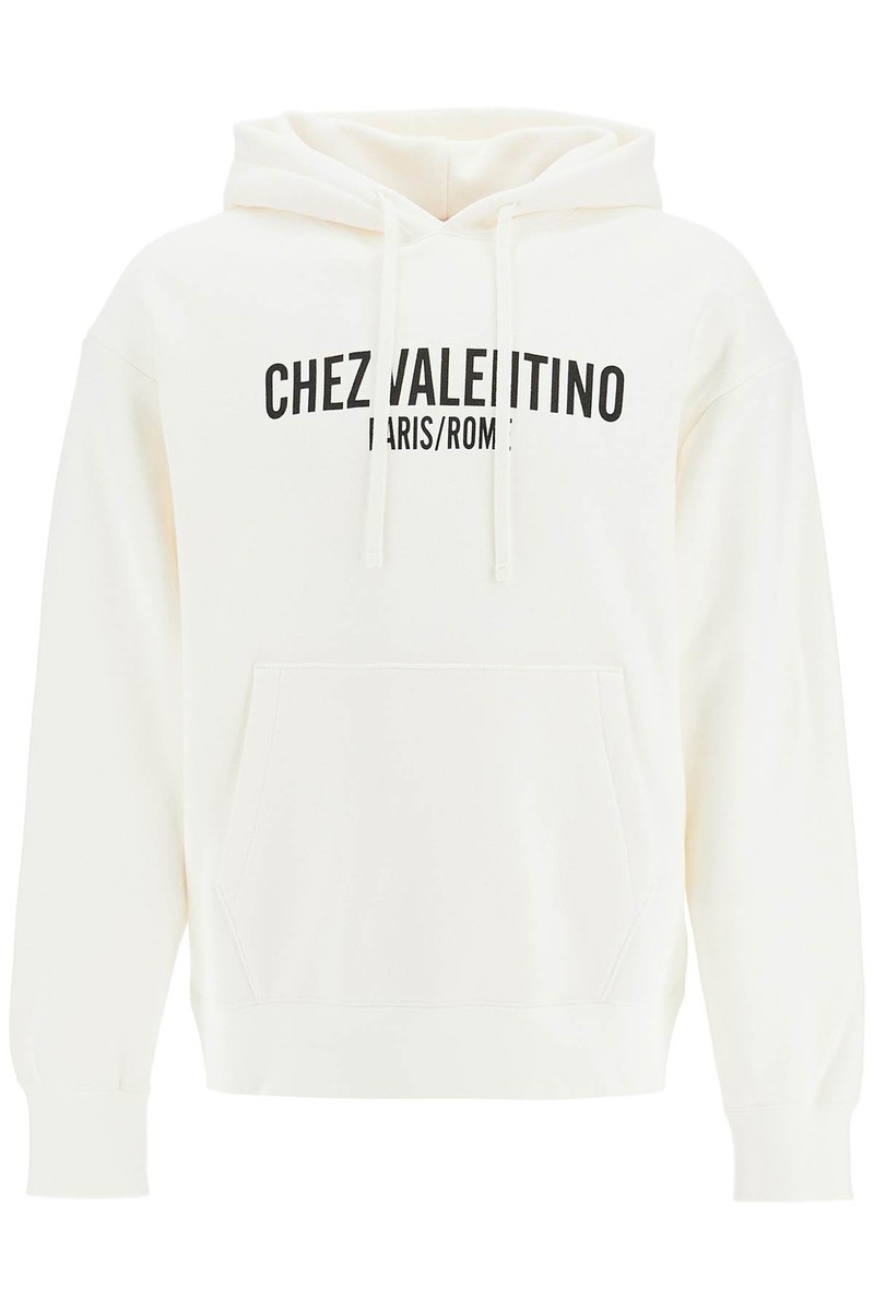 パーカー・フーディ Valentino Garavani Felpa In Jersey Stampa Chez Valentino Chez Valentino hoodie VALENTINO GARAVANI Men Tg. L