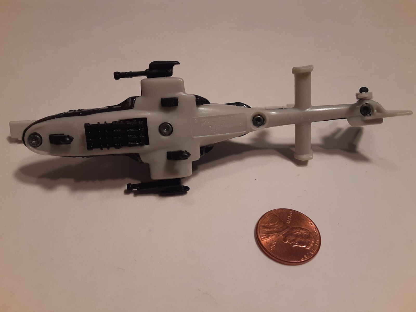 Vintage TV Airwolf 1984 ERTL #1231 Air Wolf Helicopter 1:64 Die cast 80s READ C
