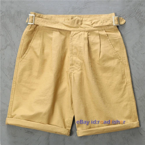 British military shorts Men's cotton summer shorts Gurkha shorts Military shorts - Picture 8 of 35