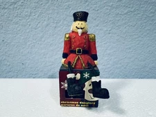 Christmas Dangling Wine Topper Cork Bottle Stopper Soldier Figure