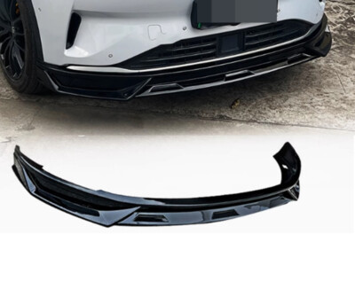 Gloss Black Front Bumper Lip Spoiler Splitter For 2021-2024 Leapmotor C11 SUV 