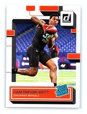 2022 Panini Donruss Football #378 Cam Taylor-Britt Rated Rookie Bengals