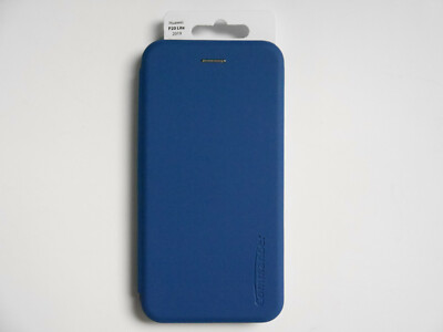 COMMANDER Handy Schutz Hülle Book Case CURVE Huawei P20 Lite 2019 blau edel