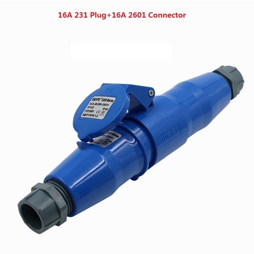 230V 16/32Amp 3Pin Industrial Site Plugs &Socket IP44 Male/Female Connector 2P+E - Picture 26 of 26