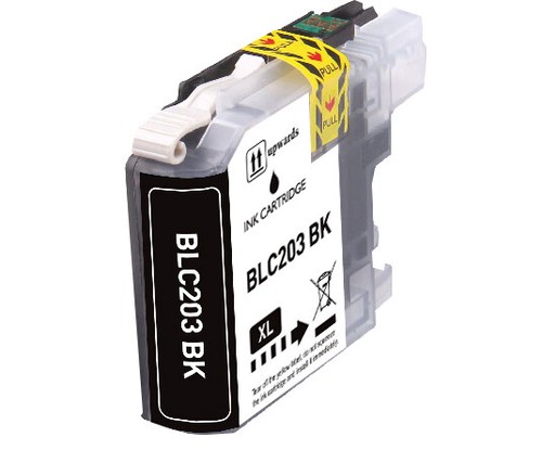 BLACK XL Ink Cartridges Compatible with LC203 MFC-J460DW MFC-J4620DW MFC-J480DW - 第 4/8 張圖片