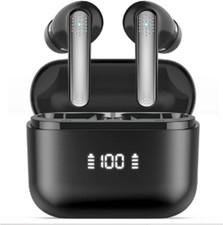 Aptkdoe Wireless Bluetooth 5.3 Headphones, HiFi Stereo Bluetooth Headphones with