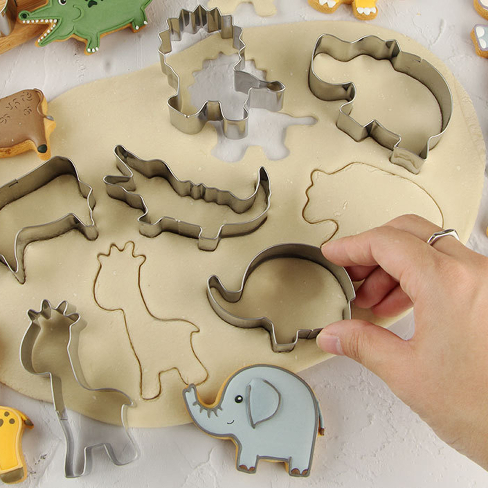 Unique dinosaur party favors rust free dinosaur shaped cookie cutters