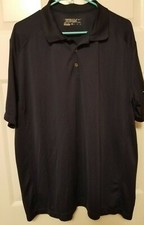 Men s Nike Golf Tour Performance Dri Fit size XL Blue Short Sleeve Polo Shirt