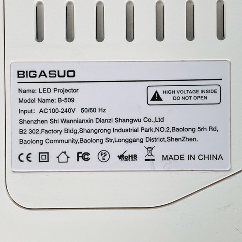 Projecteur Mini Bigasuo B-509 7000 Lumen Bluetooth HDMI USB Avec Pack - Photo 5/9
