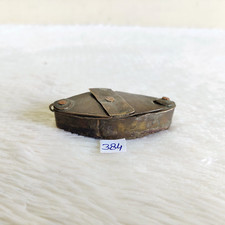 19c Vintage Fatto a Mano Ottone Miniatura Tricky Scatola da Collezione 384
