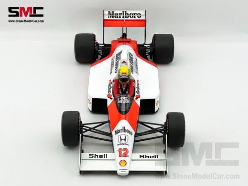 Mclaren MP4/4 #12 Ayrton Senna 1988 F1 World Champion 1:12 MINICHAMPS with Decal - Picture 4 of 12