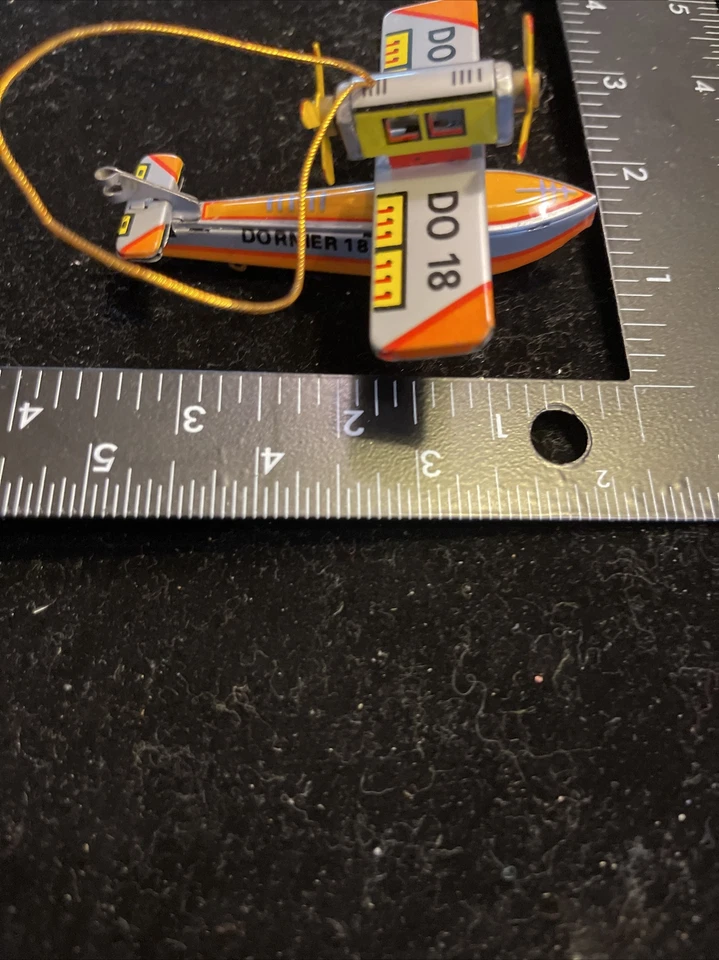 Avión de juguete de hojalata ZZ Alemania de colección avión hidroavión Dornier 18 DO-18 Foto 2 de 4