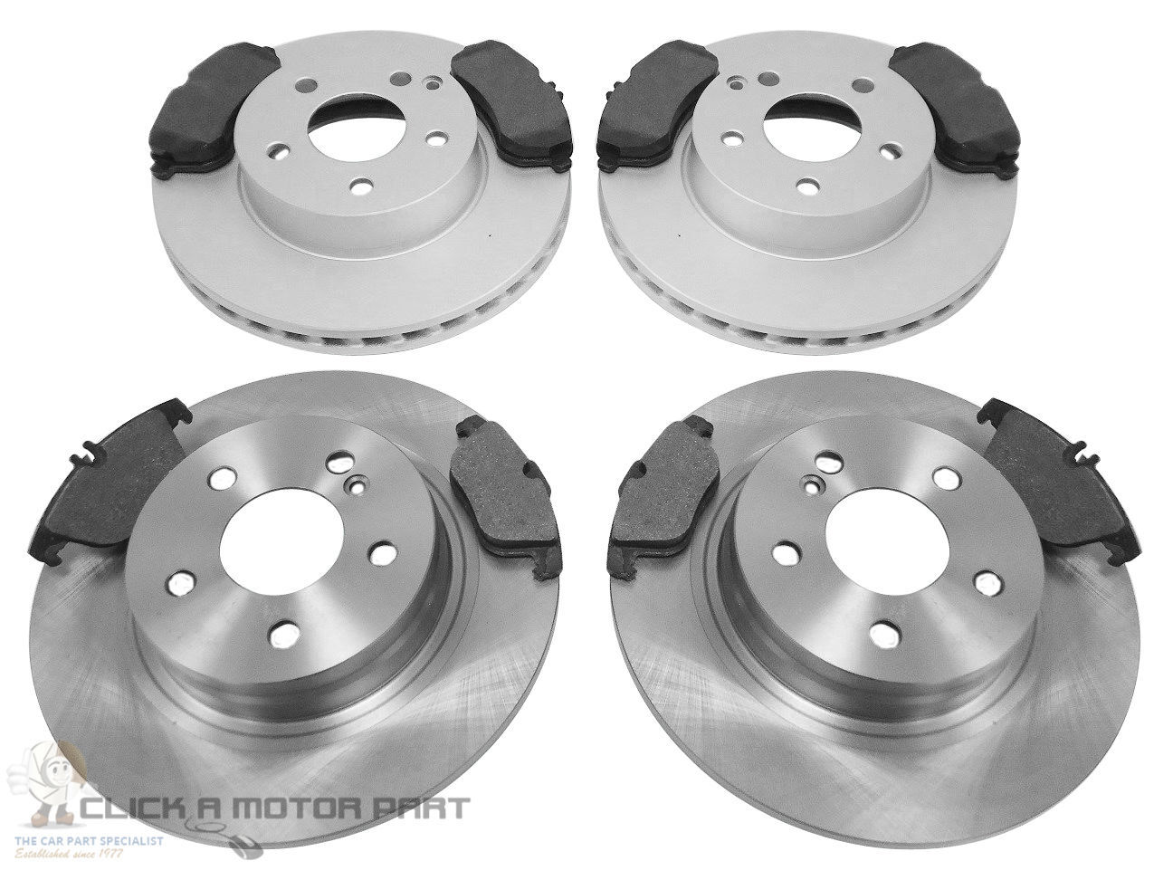 MERCEDES C220 CDi C250 COUPE 20112015 FRONT & REAR BRAKE DISCS AND