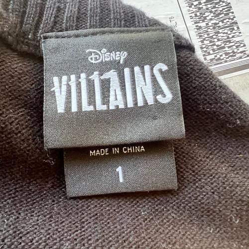Torrid Disney Vilnians Maleficent Black Sweater with Purple and Green Sequins - Picture 9 of 9