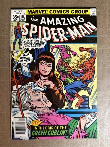 The Amazing Spider-Man #178 VF Green Goblin Marvel Comics 1978
