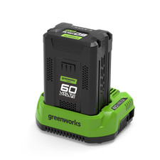 60V 2Ah Akku + Ladegerät Starter Kit Greenworks GSK60B2 Lithium-Ionen-Batterie