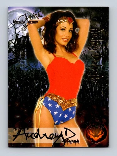 Audrey Dalsoglio 2010 Bench Warmer Happy Halloween Authentic Autograph Card