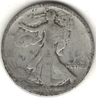 1917 D Walking Liberty Half Dollar in GOOD condition ~ REVERSE MINT MARK  ha17