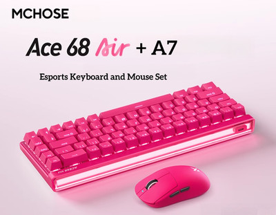 MCHOSE Ace 68 Air + A7 Magnetic Switch Keyboard and Mouse Combo Set